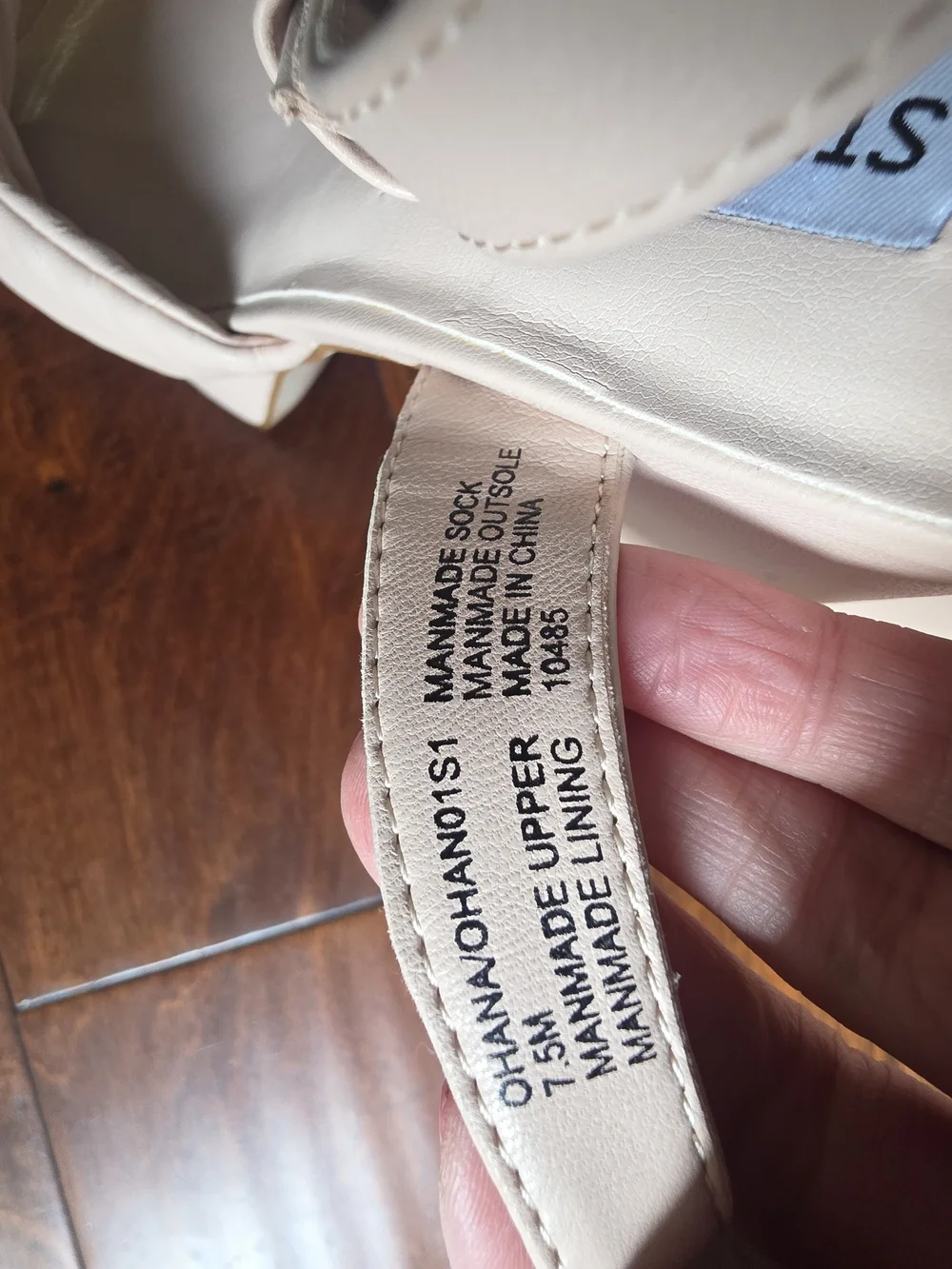 Steve Madden Ohana Cream Platform Sandals - Size 7.5